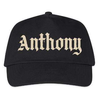 Anthony - Kinder Basecap - Schwarz - Vorne