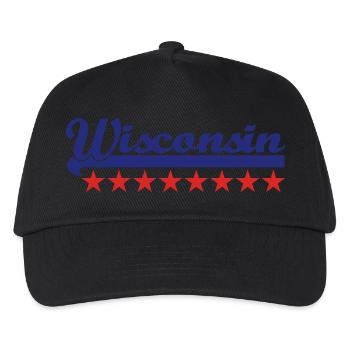 wisconsin - Kinder Basecap - Schwarz - Vorne