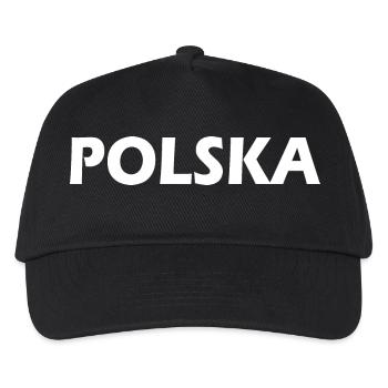 Polska - Kinder Basecap - Schwarz - Vorne