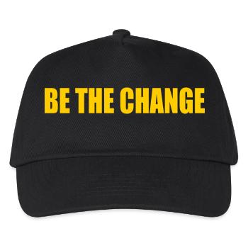 be the change - Casquette de baseball Enfant - noir - Devant