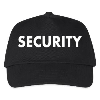Security - Kids’ Baseball Cap - black - Front