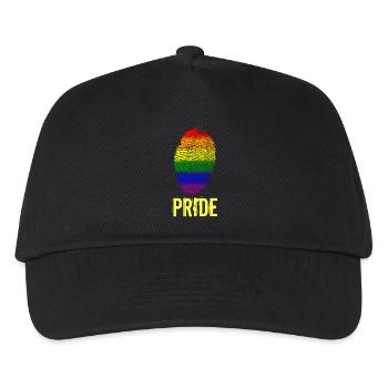 Pride Pride fingerprint - Kids’ Baseball Cap - black - Front