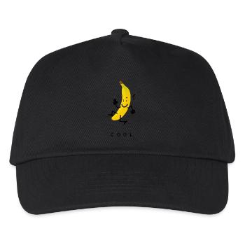kühler Banana - Kinder Basecap - Schwarz - Vorne