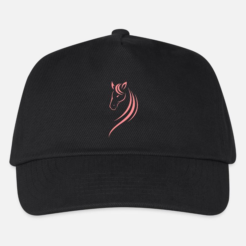 Tête de cheval - Casquette de baseball Enfant - noir