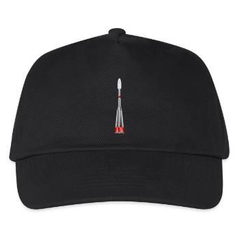fusée Soyouz - Casquette de baseball Enfant - noir - Devant