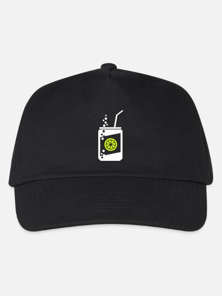 Limonade Dose - Kinder Basecap - Schwarz