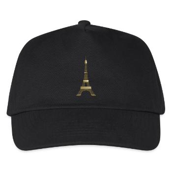 Eiffel tower - Kids’ Baseball Cap - black - Front