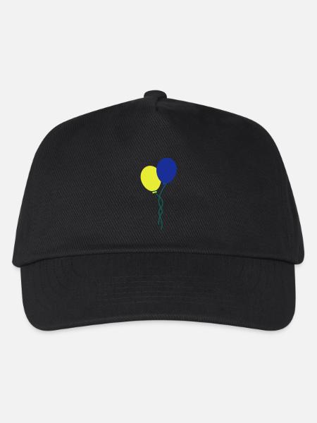 luftballons - Kinder Basecap - Schwarz