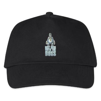 Dont mess with the Boss - Kinder Basecap - Schwarz - Vorne