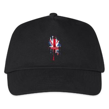 union jack 5 - Kids’ Baseball Cap - black - Front