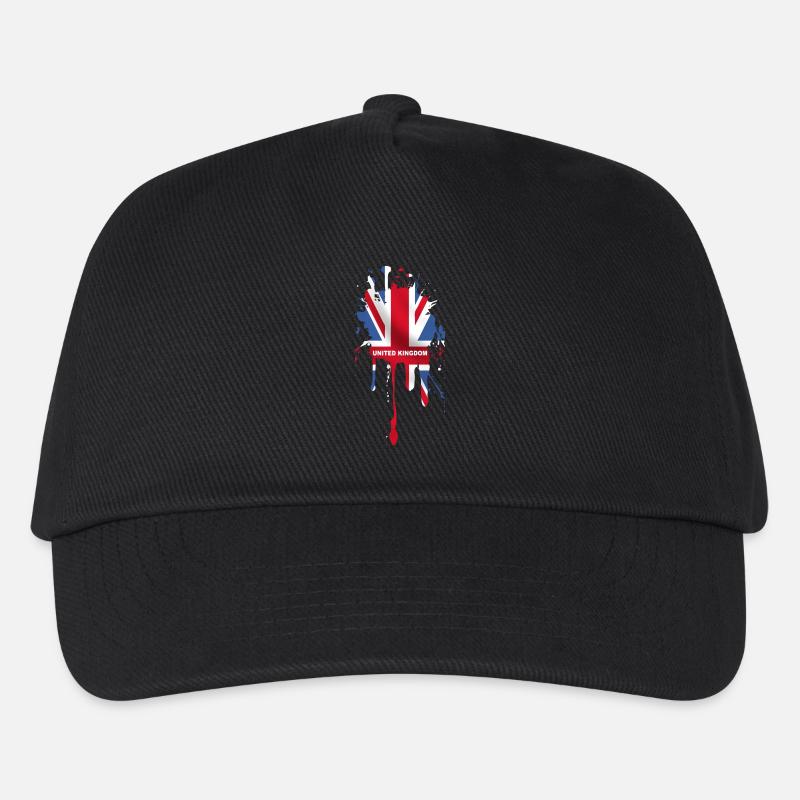 union jack 5 - Kids’ Baseball Cap - black