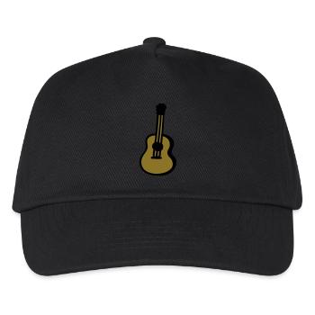 Guitar - Kids’ Baseball Cap - black - Front