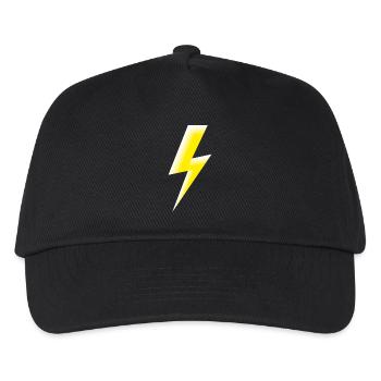 Smiley Flash - Kids’ Baseball Cap - black - Front