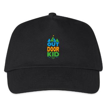 children - Kids’ Baseball Cap - black - Front
