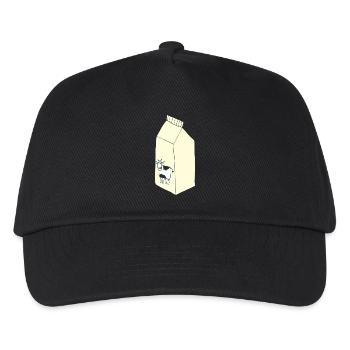 milk bag - Kids’ Baseball Cap - black - Front