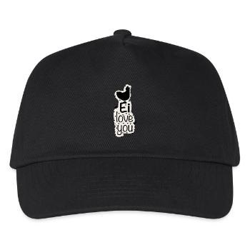 Ei love you - Kinder Basecap - Schwarz - Vorne