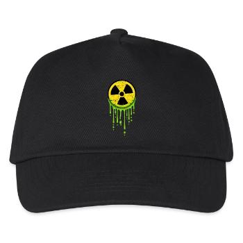 Avertissement de symbole radioactif nucléaire Green Glibber - Casquette de baseball Enfant - noir - Devant