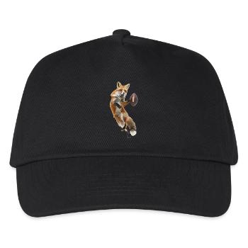 Red Fox Fußball - Kinder Basecap - Schwarz - Vorne