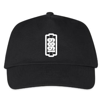 Year 1989 - Kids’ Baseball Cap - black - Front