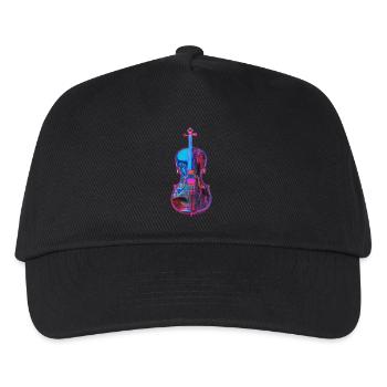 Violon - Casquette de baseball Enfant - noir - Devant