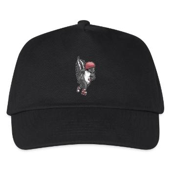 Skunk Inline skating Inline skates - Kids’ Baseball Cap - black - Front