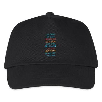 Lebe einfach 2 - Kinder Basecap - Schwarz - Vorne