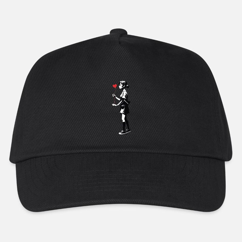Streetart Mädchen 4534921 - Kinder Basecap - Schwarz