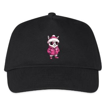 Alpaga Lama Cool BD - Casquette de baseball Enfant - noir - Devant