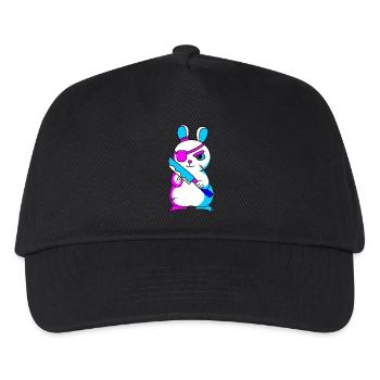 Pastell Gothic - Kinder Basecap - Schwarz - Vorne