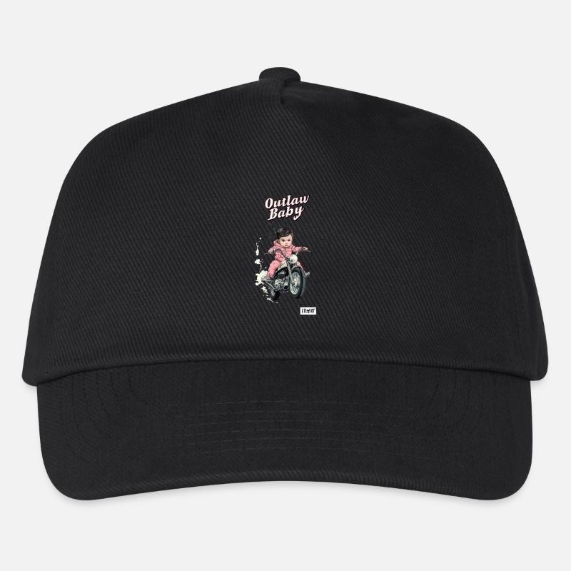 Outlaw Baby - Kinder Basecap - Schwarz