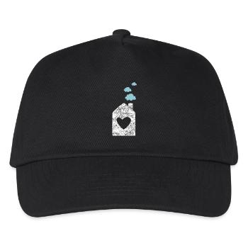 Home Heart Grunge Cloud Nursery Sweet Home - Kids’ Baseball Cap - black - Front