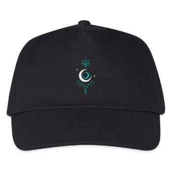 Moon Arrow with Lotus and Crystal - Moon Spirit - Kids’ Baseball Cap - black - Front