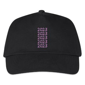 2023 - Kids’ Baseball Cap - black - Front