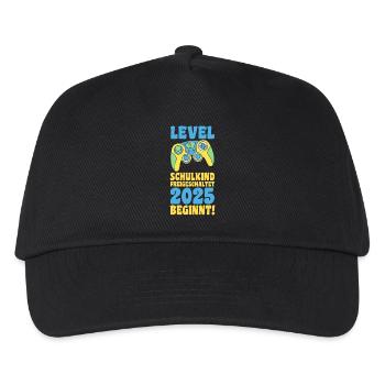 Kita Farewell First Grade School Enrollment 2025 - Kids’ Baseball Cap - black - Front