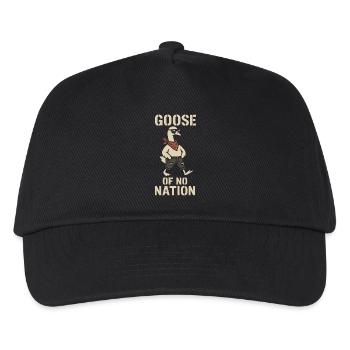 Funny Geese Meme Chaos Honk Certified Silly - Kids’ Baseball Cap - black - Front
