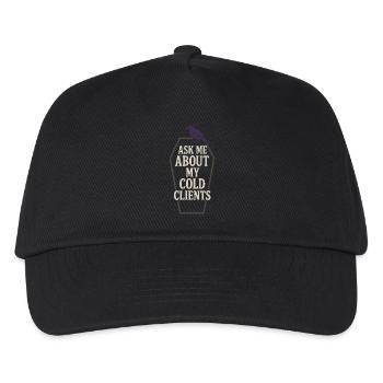 Corpse Science Dark Humor Death Positive - Kids’ Baseball Cap - black - Front
