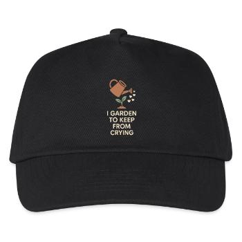 Funny garden humor, plant lover, - Kids’ Baseball Cap - black - Front
