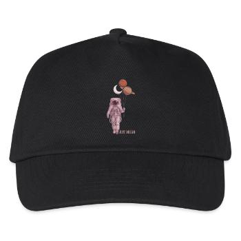 Astronaut - Kinder Basecap - Schwarz - Vorne