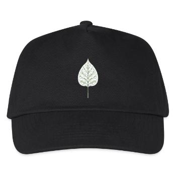Hidden tree in the leaf - Kids’ Baseball Cap - black - Front