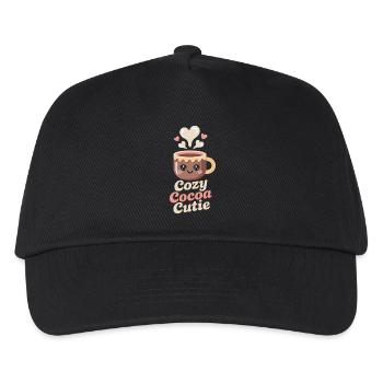 Kakao - Cozy Cocoa Cutie - Kinder Basecap - Schwarz - Vorne