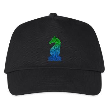 Pièces d’échecs Jeu d’échecs Joueur d’échecs - Casquette de baseball Enfant - noir - Devant