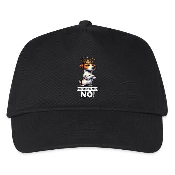 Before You Ask Jack Russel terrier Jack russel dog - Kinder Basecap - Schwarz - Vorne