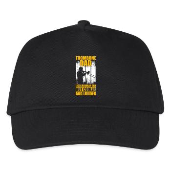 Trombone Dad Trombone Trombone Player Trombonist - Kids’ Baseball Cap - black - Front