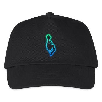 Schwimmen Schwimm Herren Schwimmer Jungen - Kinder Basecap - Schwarz - Vorne