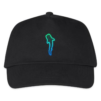 Walhaie Kinder Herren Jungen Walhai - Kinder Basecap - Schwarz - Vorne