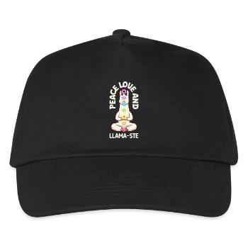 Humour du chakra - Paix spirituelle des lamas - Casquette de baseball Enfant - noir - Devant