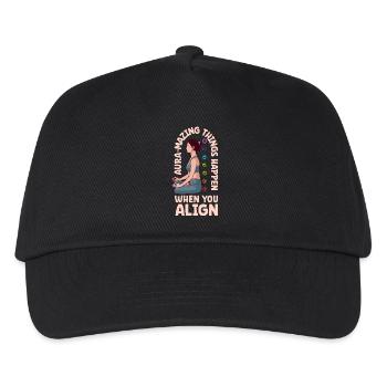 Pouvoir d’Aura - Alignement du Chakra - Casquette de baseball Enfant - noir - Devant