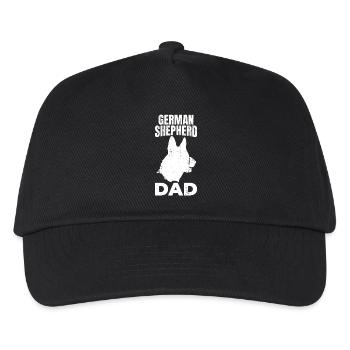 German Shepherd Dad - Kinder Basecap - Schwarz - Vorne
