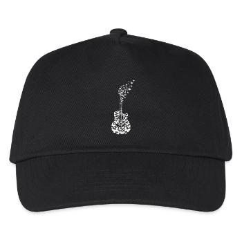 Gitarrenschmetterlinge - Kinder Basecap - Schwarz - Vorne
