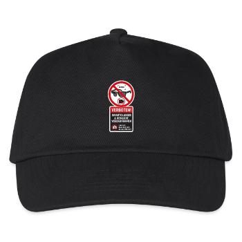 Keine Video Brillen - Kinder Basecap - Schwarz - Vorne